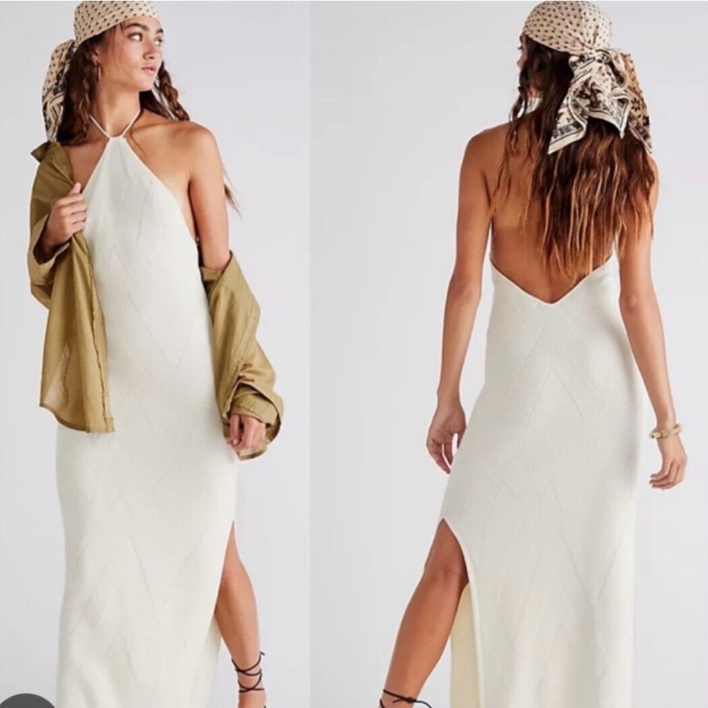 Free people ⚡️Kristi Sweater Dress in Ivory⚡️

NEVER WORN